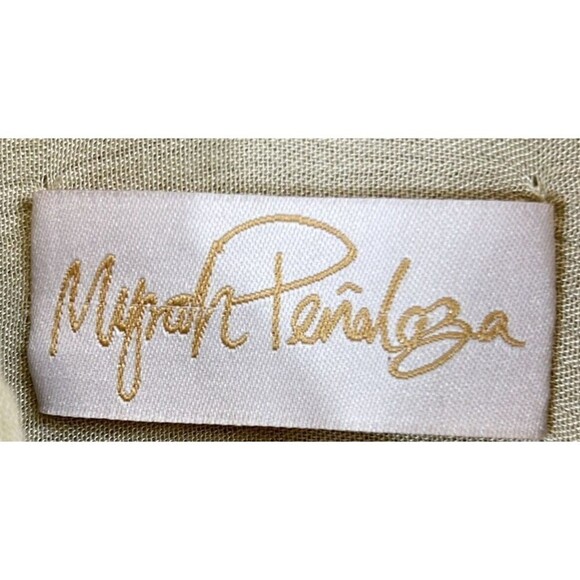 Myrah Penaloza Dress One Size Beige Kundalini Bamboo Gauze Oversize Lagan look - Picture 9 of 11